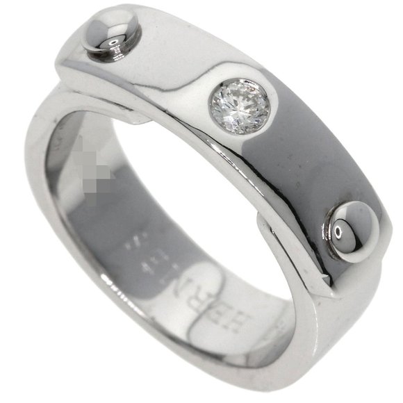 Hermes Hermès Two You 1P Diamond Ring in 18K White Gold for Women - Picture 1 of 9